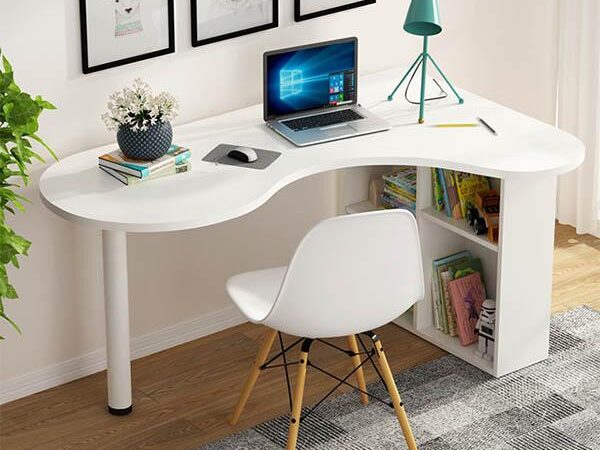 Bàn làm việc chữ L gỗ MDF Melamine