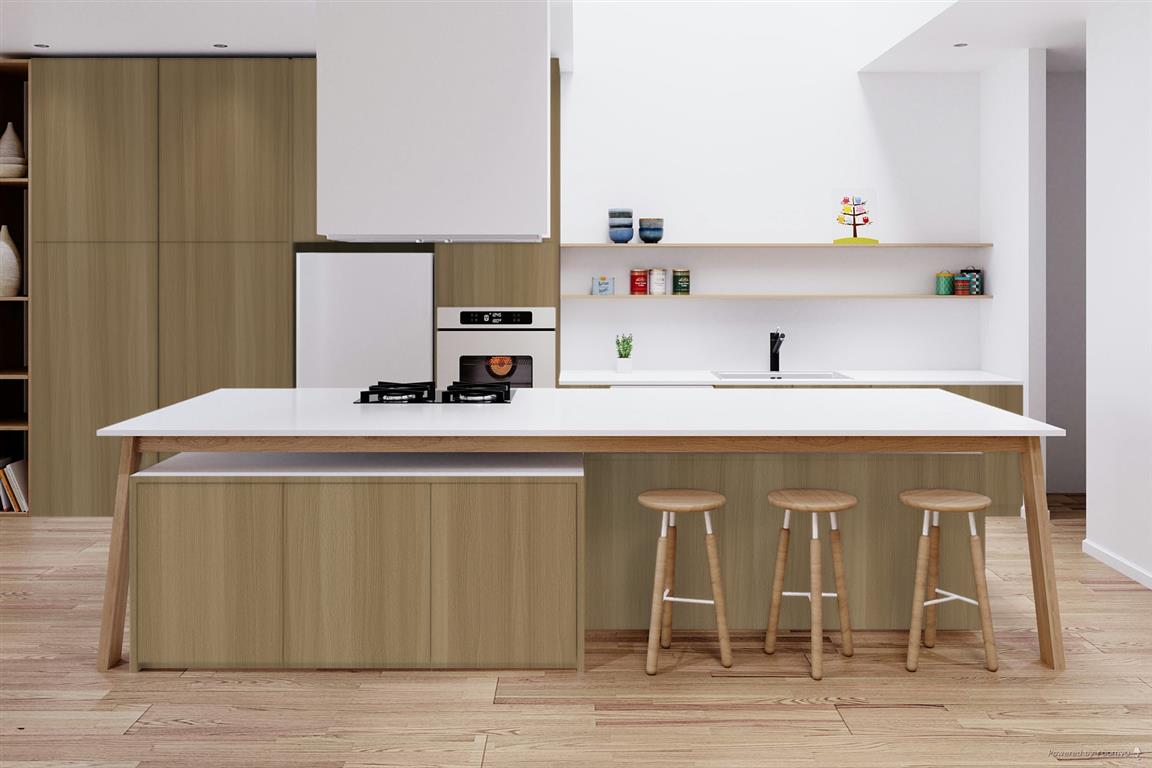 An Cường Laminate LK 4643 A – Pale Rift Oak