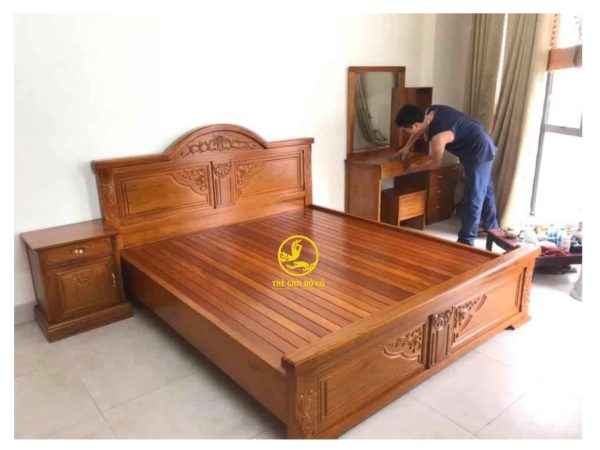 Combo giường tủ cổ điển
