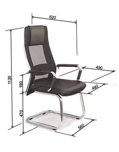 Ghế quỳ GQ11 W580 x D620 x H1120 mm