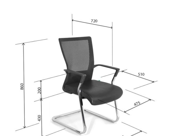 Ghế quỳ GQ17-M W570 x D720 x H860 mm