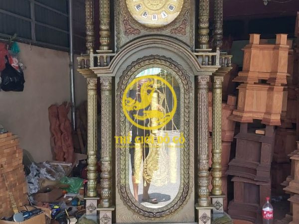 Đồng hồ tứ trụ mun 2m7