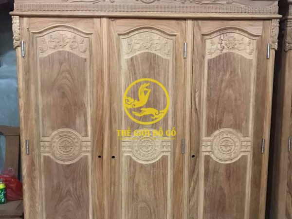 Tủ áo 3 cánh 3 buồng hoàn thiện