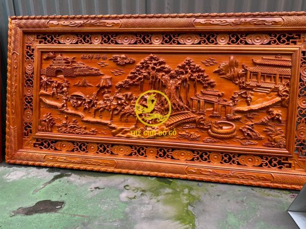 Tranh vinh quy bái tổ đẹp