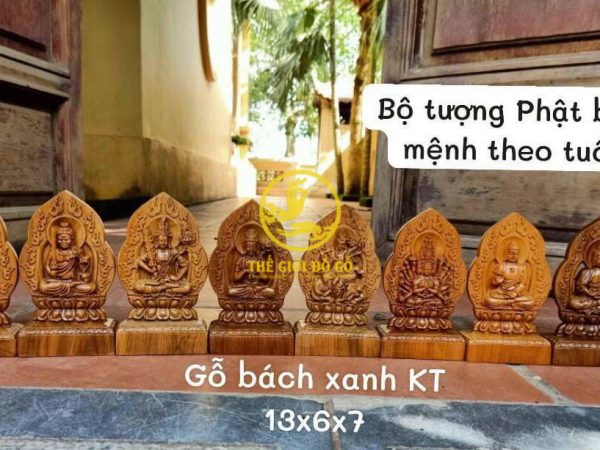 Bộ tượng phật bản mệnh theo tuổi