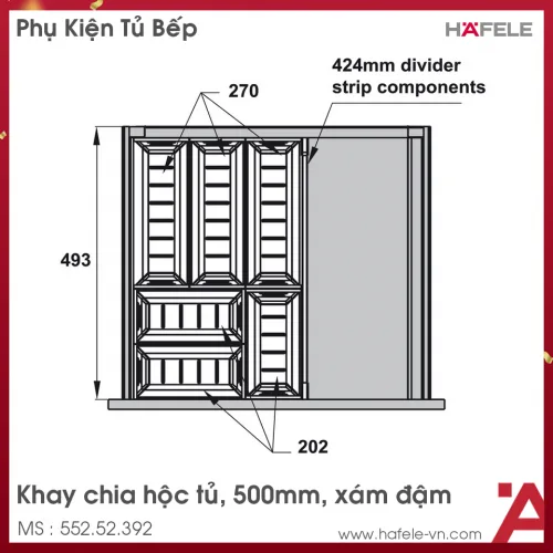 Rổ dụng củ vệ sinh Portero