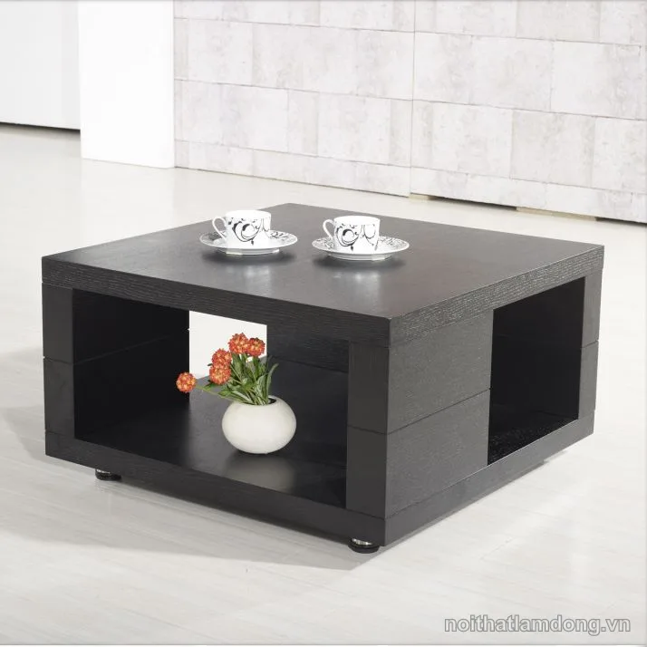 Bàn gỗ phòng khách, Bàn gỗ vuông độc đáo GHS 410