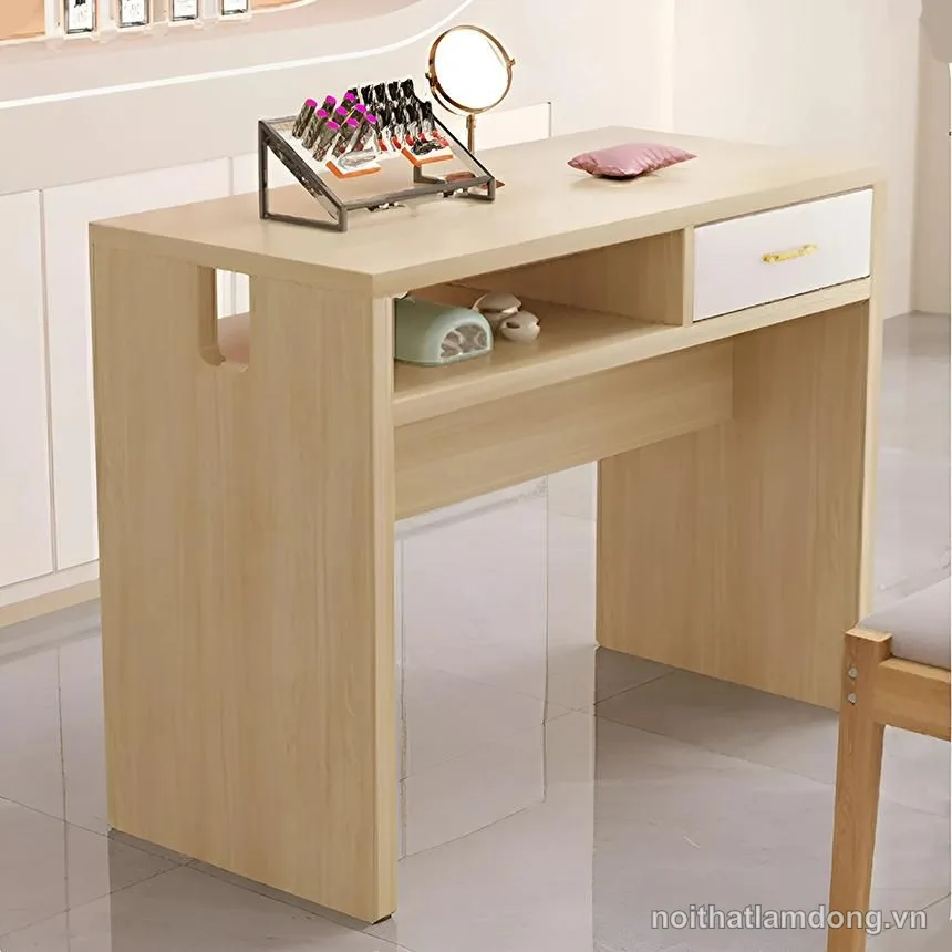 Bàn làm nail tay gỗ đẹp GHS-42067