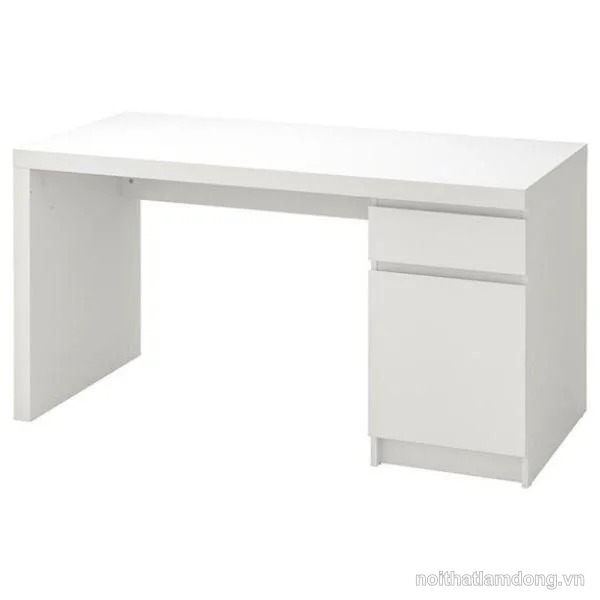 Bàn làm việc gỗ MDF có hộc tủ GHY-404