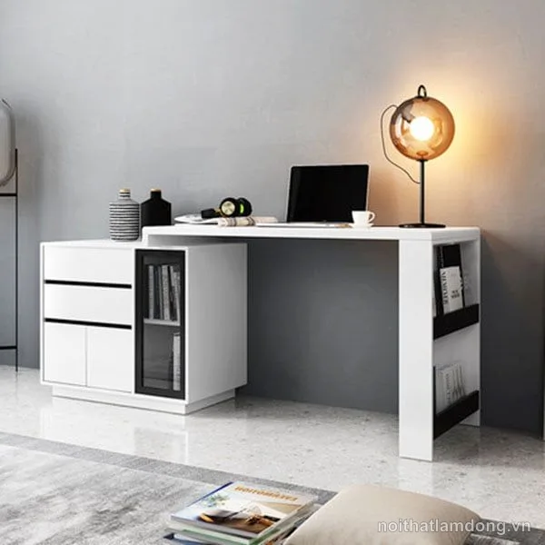 Bàn làm việc hiện đại bằng gỗ GHS-41114