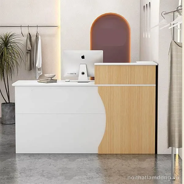 Bàn thu ngân shop thời trang gỗ MDF GHS-41863