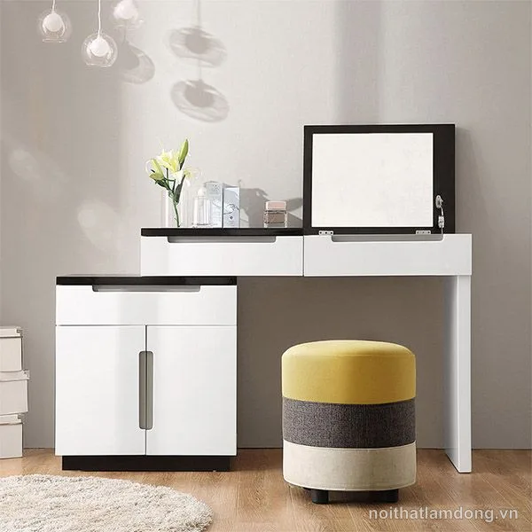 Bàn trang điểm bằng gỗ hiện đại sang trọng GHS-4875