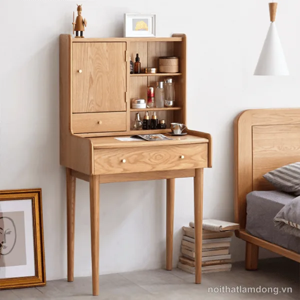 Bàn trang điểm gỗ kiểu dáng nhỏ gọn GHS-4756
