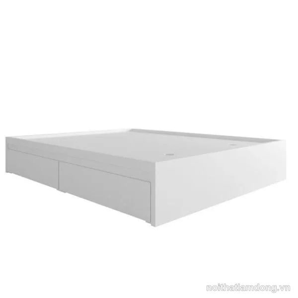 Giường ngủ bệt 2 ngăn kéo bằng gỗ MDF GHY-507