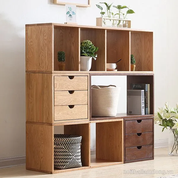 Kệ gỗ để đồ kiểu dáng nhỏ gọn GHS-139