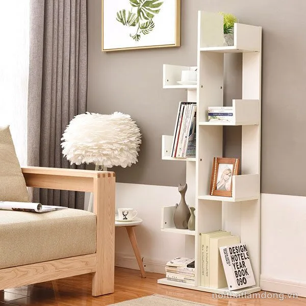 Kệ gỗ trưng bày kiểu dáng nhỏ gọn GHS-133