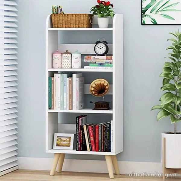 Kệ sách để sàn bằng gỗ công nghiệp MDF GHS-2507