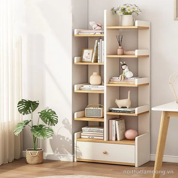Kệ sách gỗ MDF phủ melamine GHS-2393