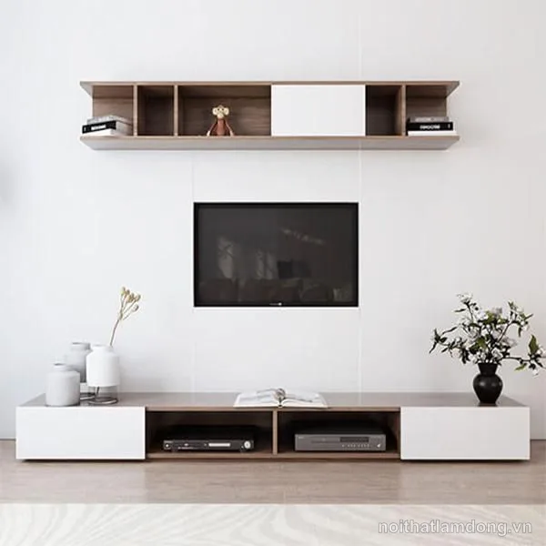Kệ tivi gia đình gỗ công nghiệp thiết kế hiện đại GHS-3304