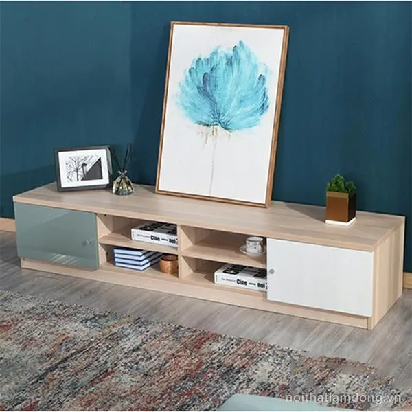 Kệ tivi hiện đại thiết kế đơn giản bằng gỗ MDF GHS-3568