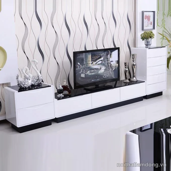 Kệ tivi gỗ phòng khách mẫu GHS-318