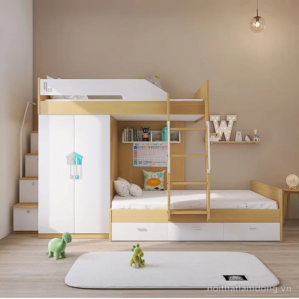 Mẫu giường tầng cho bé được yêu thích nhất GHS-9238