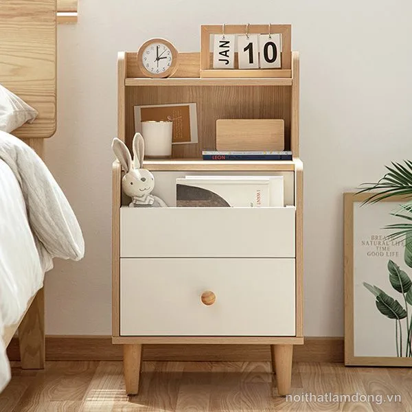 Tab đầu giường gỗ MDF thiết kế tiện lợi GHS-517801
