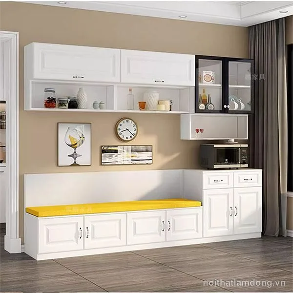 Tủ Bếp Đẹp Hiện Đại Gỗ Công Nghiệp GHS-52033