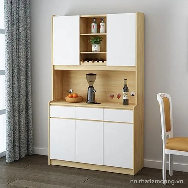Tủ bếp gỗ công nghiệp kiểu dáng hiện đại GHS-51479