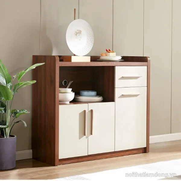 Tủ bếp gỗ công nghiệp thiết kế hiện đại tiện nghi GHS-5729