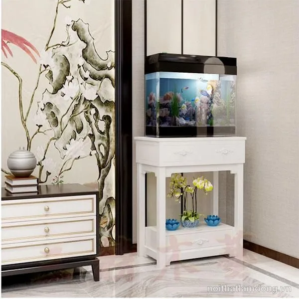 Mẫu tủ cá cảnh mini gỗ công nghiệp GHS-52164