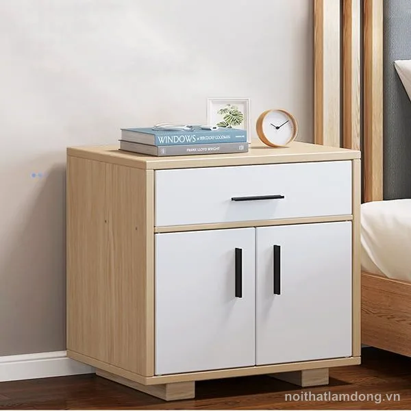Tủ đầu giường gỗ MDF cốt lõi xanh cao cấp GHS-51309