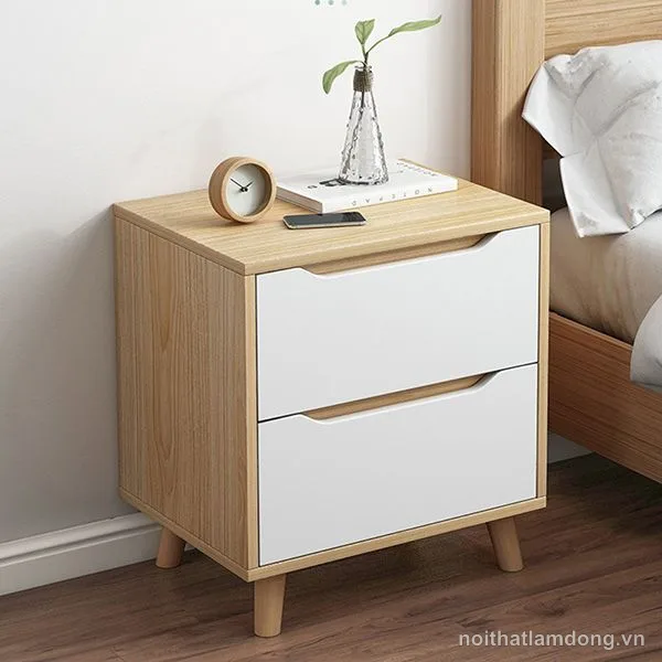 Tủ đầu giường nhỏ gọn phong cách tối giản GHS-51790