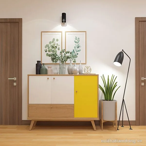 Tủ để đồ thiết kế đẹp bằng gỗ công nghiệp GHS-5545