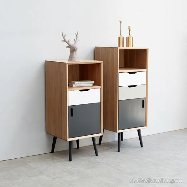 Tủ để đồ trang trí gỗ công nghiệp hiện đại GHS-5677