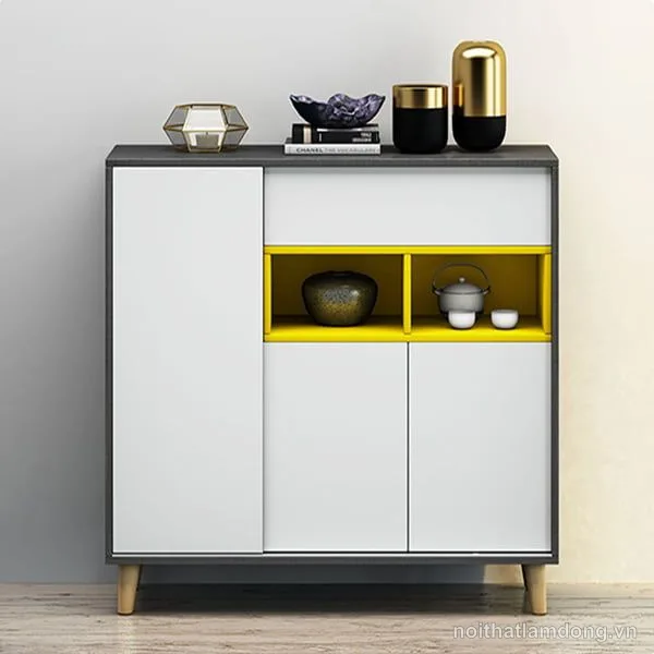 Tủ đồ bằng gỗ MDF thiết kế hiện đại GHS-51409