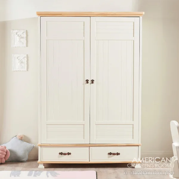 Tủ đựng quần áo thanh lịch bằng gỗ GHS-5950