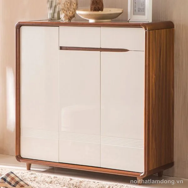 Tủ giày đẹp gỗ phun sơn cao cấp GHS-5243