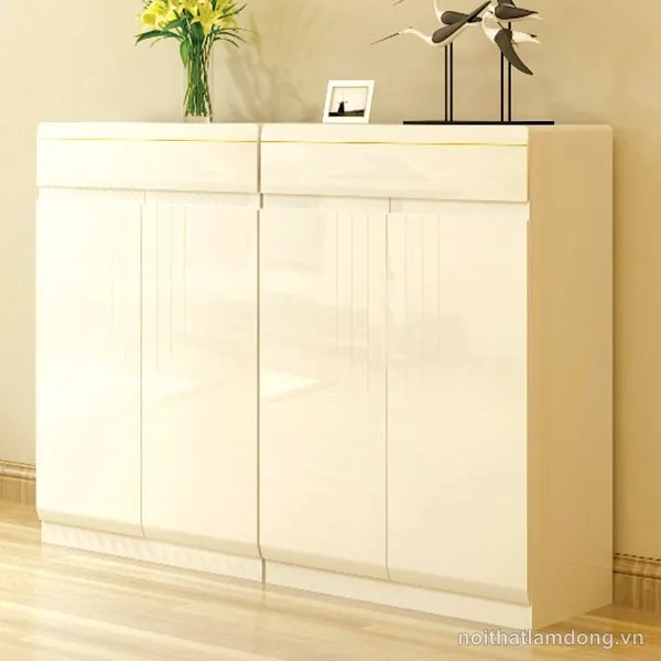 Tủ giày dép gỗ sơn bóng 2K GHS-5268