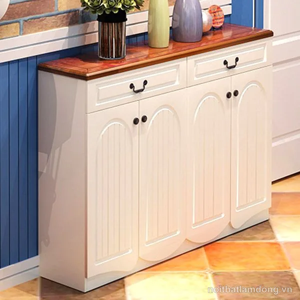 Mẫu tủ giày đẹp phong cách Bắc Âu GHS-5285