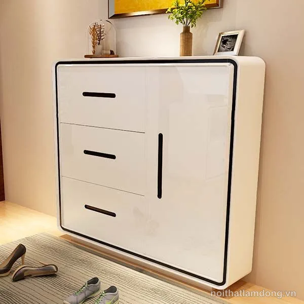 Mẫu tủ giày đẹp gỗ công nghiệp hiện đại GHS-5302