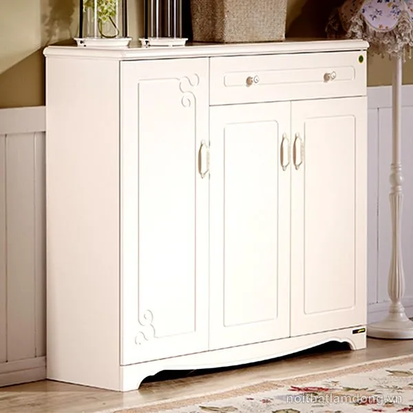 Mẫu tủ giày đẹp phong cách Bắc Âu GHS-5348