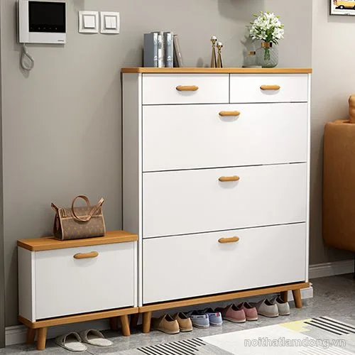 Tủ giày dép chất liệu gỗ công nghiệp cao cấp GHS-51708