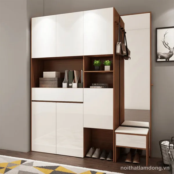 Tủ giày dép gỗ công nghiệp hiện đại cho gia đình GHS-5490