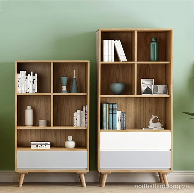 Tủ gỗ trang trí cho phòng khách hiện đại GHS-51834