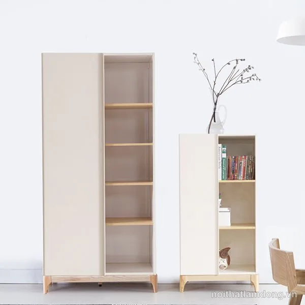 Tủ gỗ trang trí phòng khách bằng gỗ công nghiệp GHS-5662