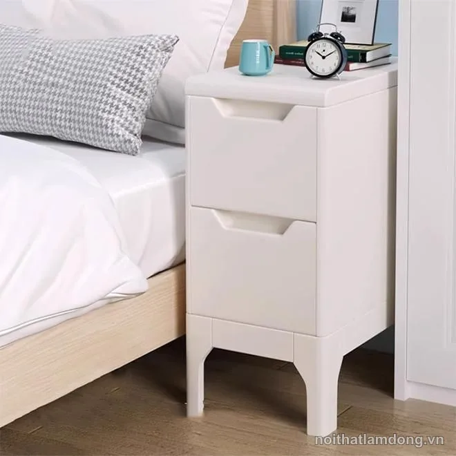 Tủ đầu giường 2 ngăn kéo nhỏ gọn GHS-52194