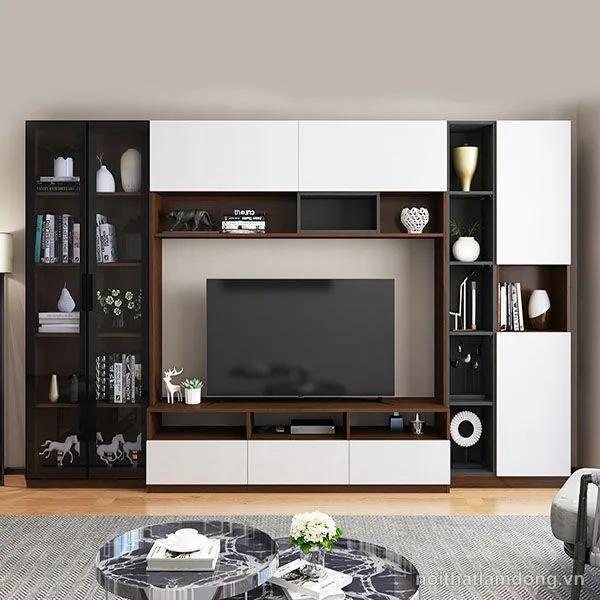 Tủ kệ tivi phòng khách thiết kế đẹp GHS-3385