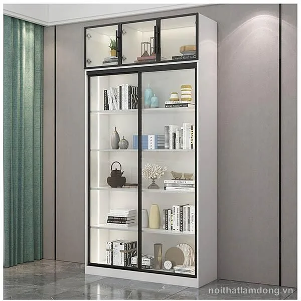 Tủ kính đựng hồ sơ đẹp GHS-51932