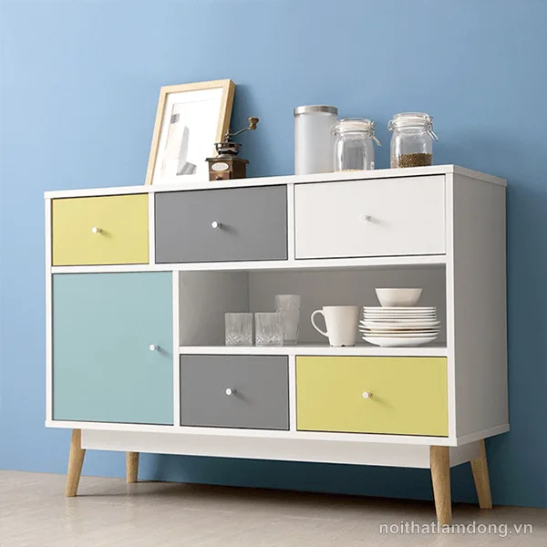 Tủ lưu trữ, tủ bếp thiết kế hiện đại, nhỏ gọn GHS-5458
